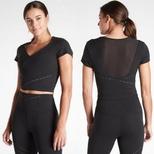 Athleta  - It's a Wrap Crop Tee